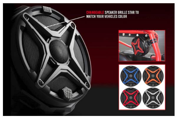  170-WP-CGS-B / Interchangeable Color Grilles for SSV A-Spec 6.5